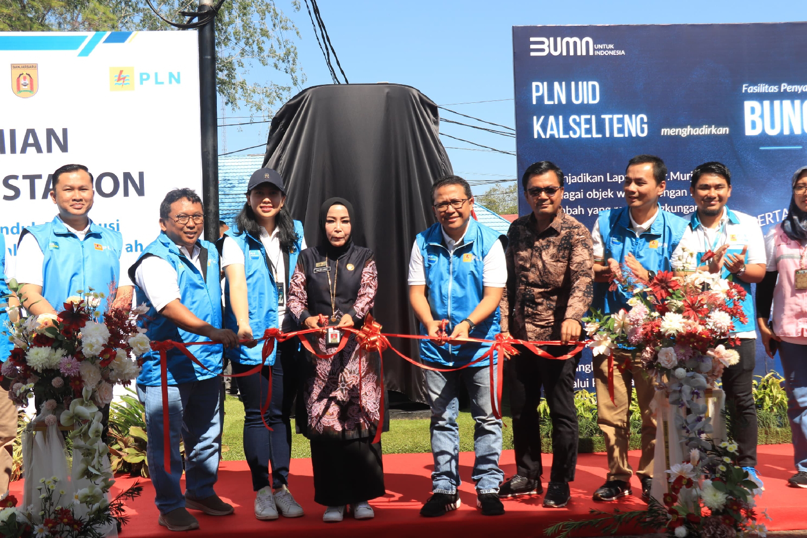 Fasilitas Pertama di Indonesia, PJ Sekda Banjabaru Resmikan Bung Rara Station