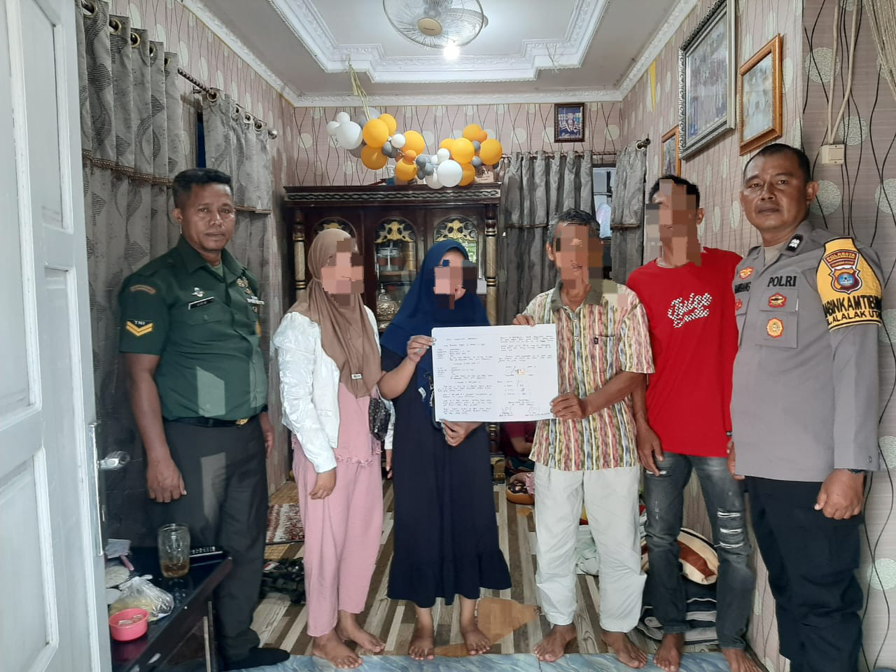 Permasalahan Warga Diselesaikan Bhabinkatimbas dengan Damai