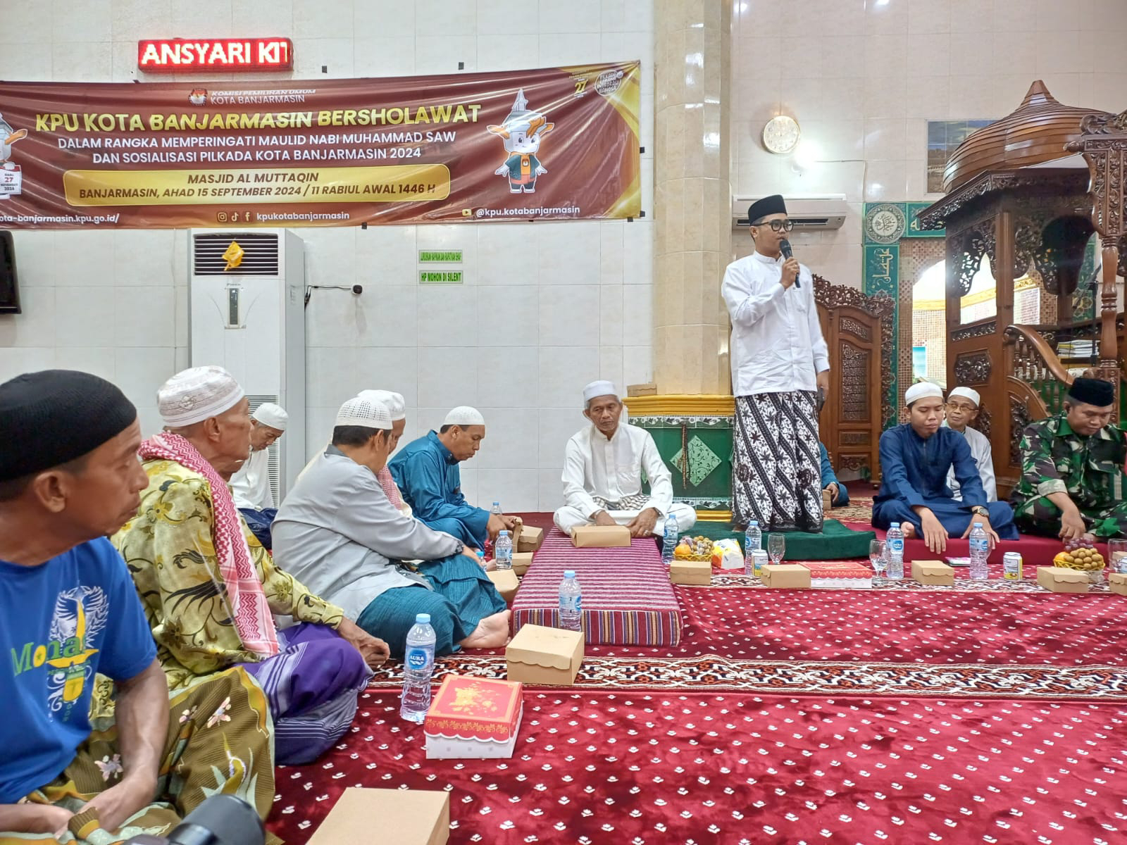 Maulid Nabi sebagai Ajang Sosialisasi: KPU Banjarmasin Bidik 90 Persen Partisipasi Pemilih di Pilkada 2024