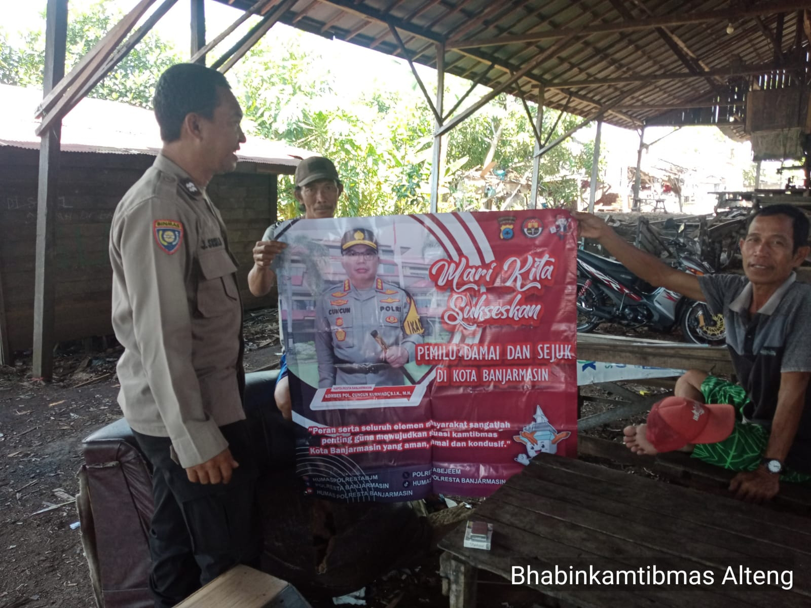 Polresta Banjarmasin Galakkan Imbauan Kamtibmas Jelang Pilkada 2024 untuk Ciptakan Suasana Aman dan Damai