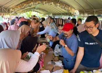 Desa Kandangan Baru Jadi Lokasi Operasi Pasar Murah, Sambut Bulan Maulid dengan Keringanan