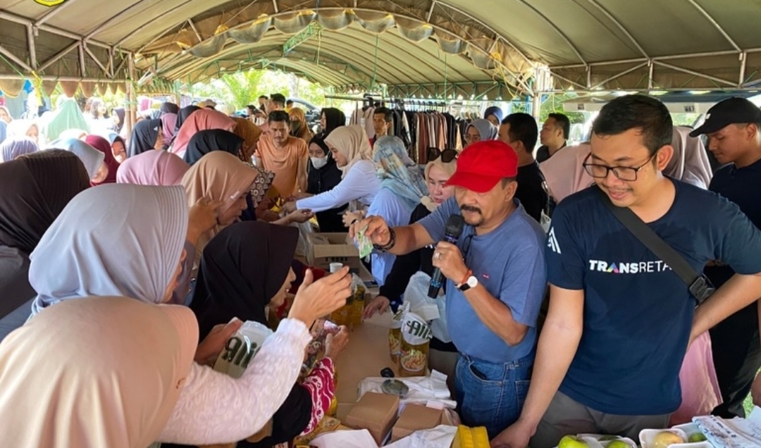 Desa Kandangan Baru Jadi Lokasi Operasi Pasar Murah, Sambut Bulan Maulid dengan Keringanan
