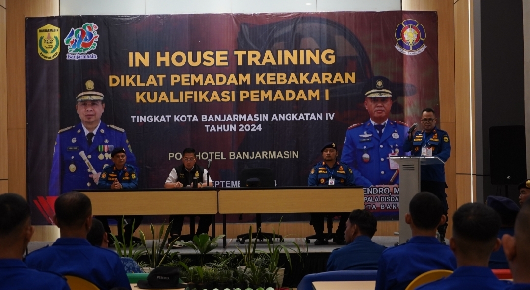 40 Relawan Kebakaran Banjarmasin Ikuti Pelatihan Enam Hari untuk Kurangi Risiko Kecelakaan