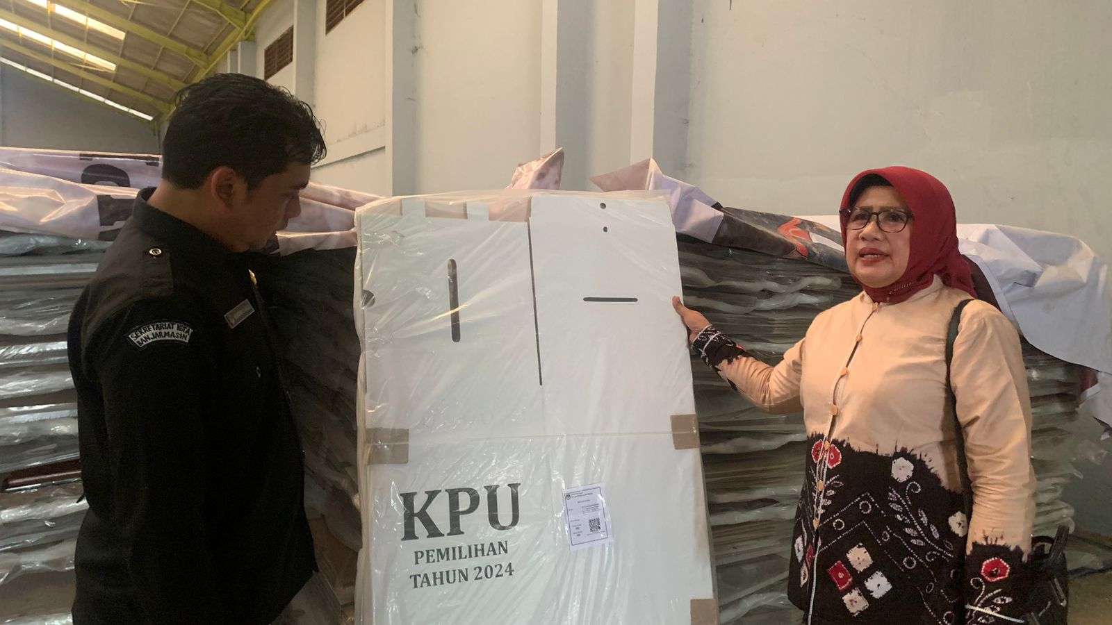 Persiapan Logistik Pilkada Banjarmasin, KPU Terima 1.940 Kotak Suara