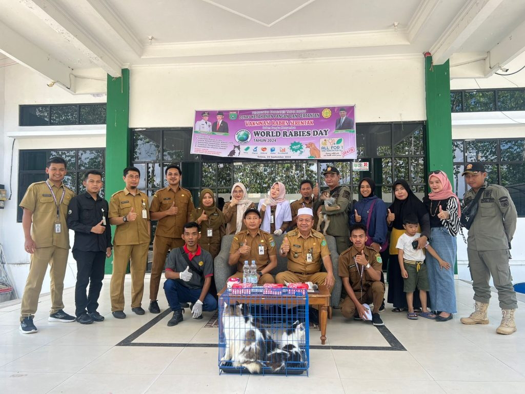 DKPP Tanah Bumbu Gelar Vaksinasi Rabies Gratis Serentak untuk Sambut World Rabies Day 2024