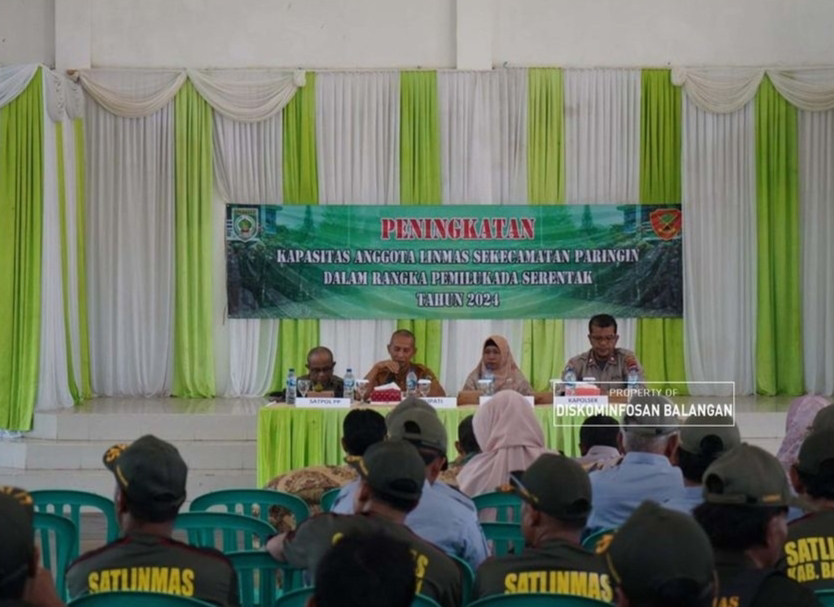 Menuju Pilkada 2024, Paringin Perkuat Kapasitas Satlinmas Untuk Pengamanan