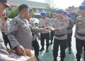 Polresta Banjarmasin Berikan Asupan Vitamin ke personel Pengamanan Pilkada 2024