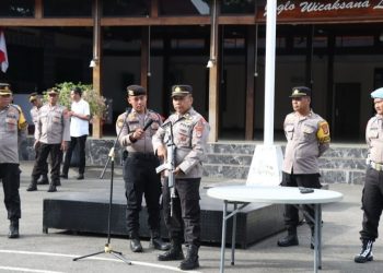 Polres Tanah Laut Gelar Pelatihan Tata Cara Membawa Senjata Api untuk Tingkatkan Kesiapsiagaan Personil