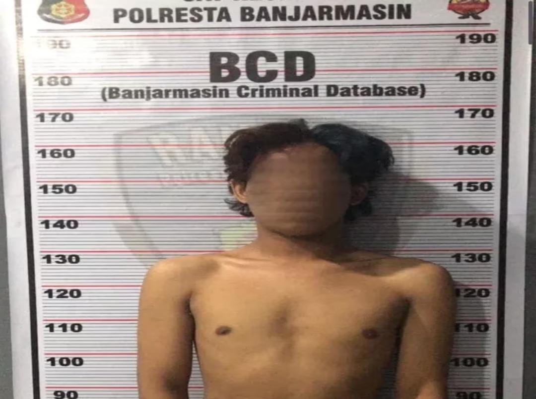 Pemuda Ini Terjaring Patroli Polisi, Diduga Hendak Tawuran di Banjarmasin