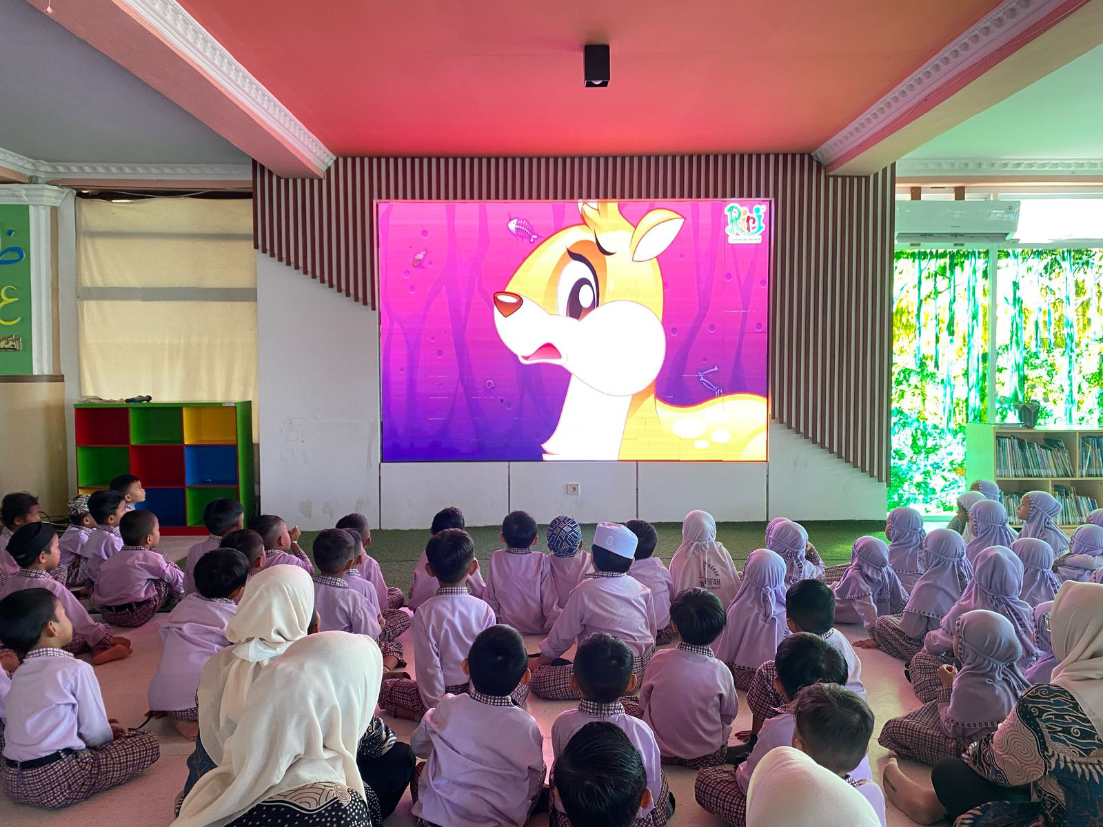 Hampir Setiap Hari Layanan Kids Library Perpus Palnam Banjarmasin Jadi Kunjungan Anak-anak