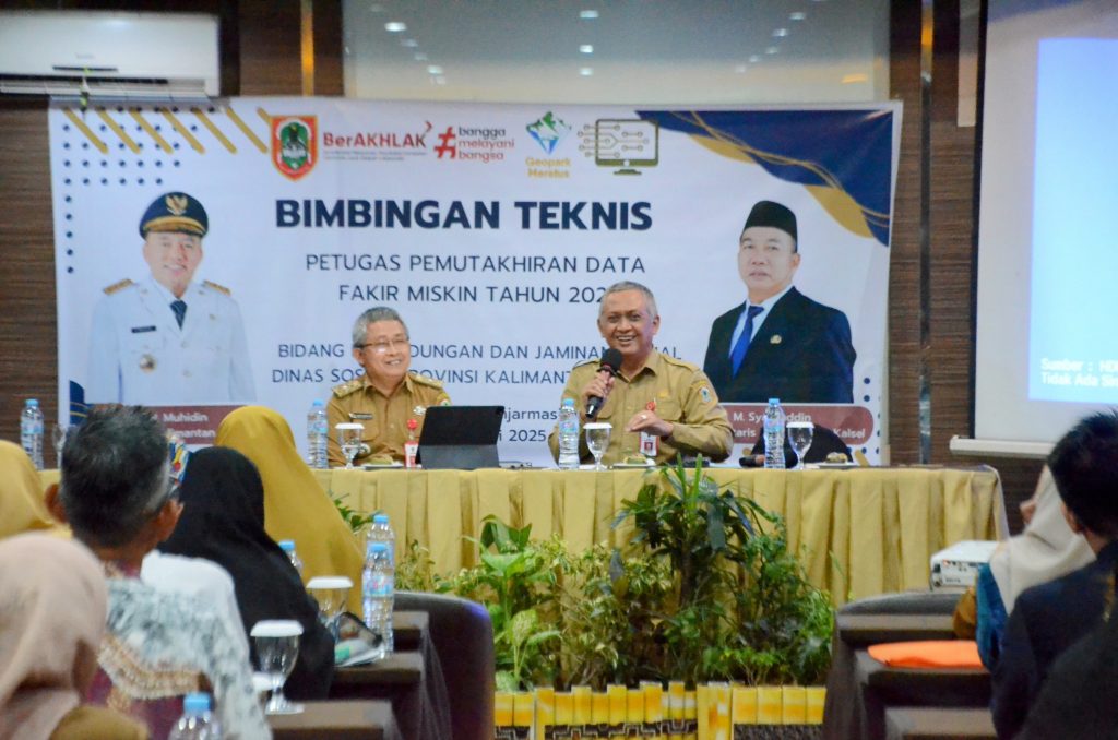 Dinas Sosial Kalsel Gelar Bimtek Pemutakhiran Data Fakir Miskin untuk Akurasi Bantuan Sosial