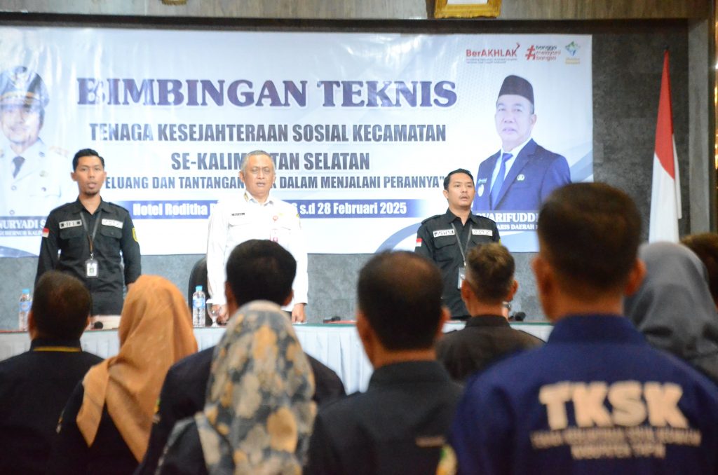 Bimtek Pemprov Kalsel Perkuat Peran TKSK dalam Kesejahteraan Sosial