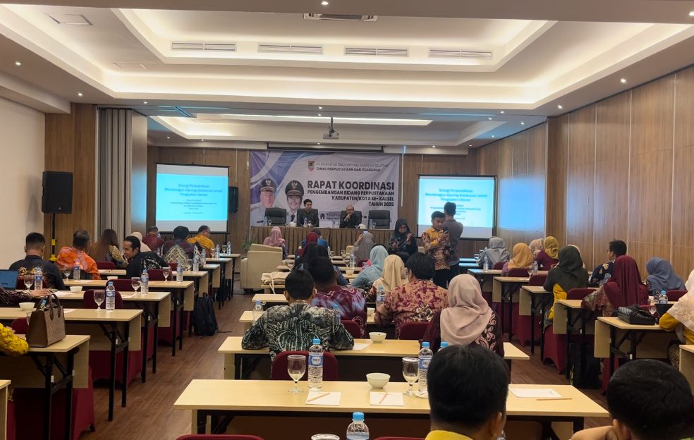 Tingkatkan Sinergi di Daerah, Dispersip Kalsel Gelar Rakor Pengembangan Bidang Perpustakaan