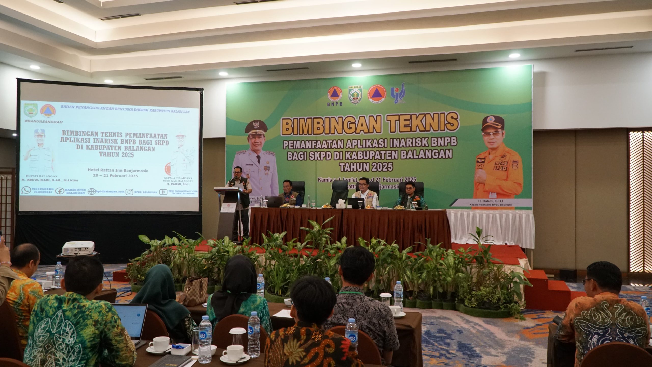 BPBD Balangan Gelar Bimtek Aplikasi INARISK untuk Tingkatkan Pemahaman SKPD dalam Penanggulangan Bencana