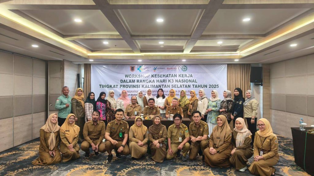 Dinkes Kalsel Gelar Workshop Kesehatan Kerja untuk Penguatan Sistem Manajemen K3 dan Produktivitas Pekerja