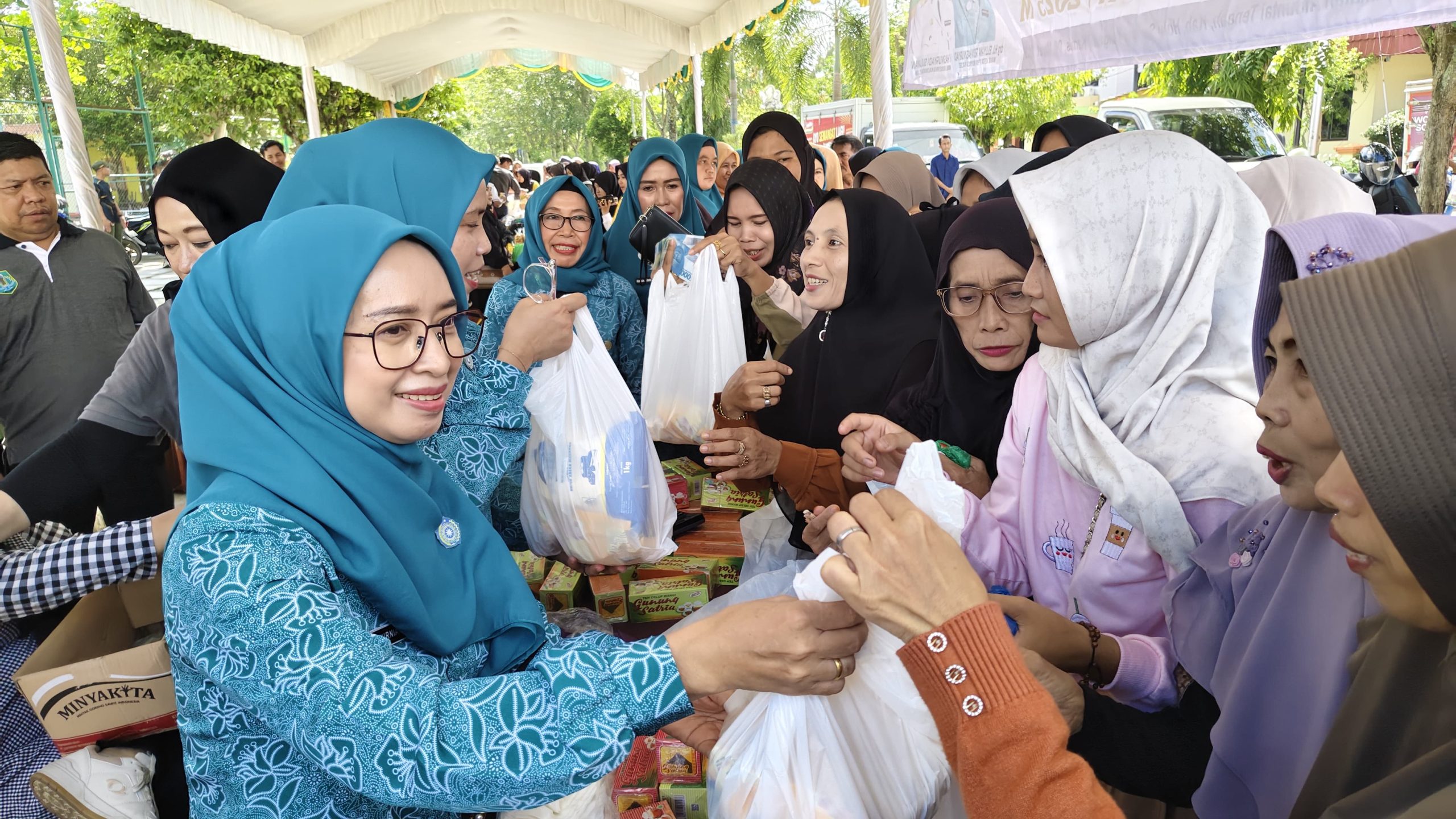 Pasar Murah di HSU Sukses Digelar, Harga Sembako Terjangkau Jelang Ramadan