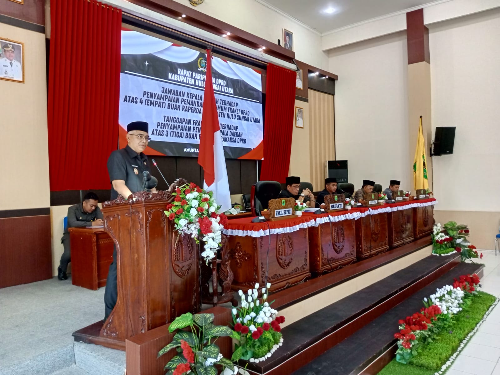 Wakil Bupati HSU Bahas Raperda Inovasi, Investasi, dan Kabupaten Layak Anak