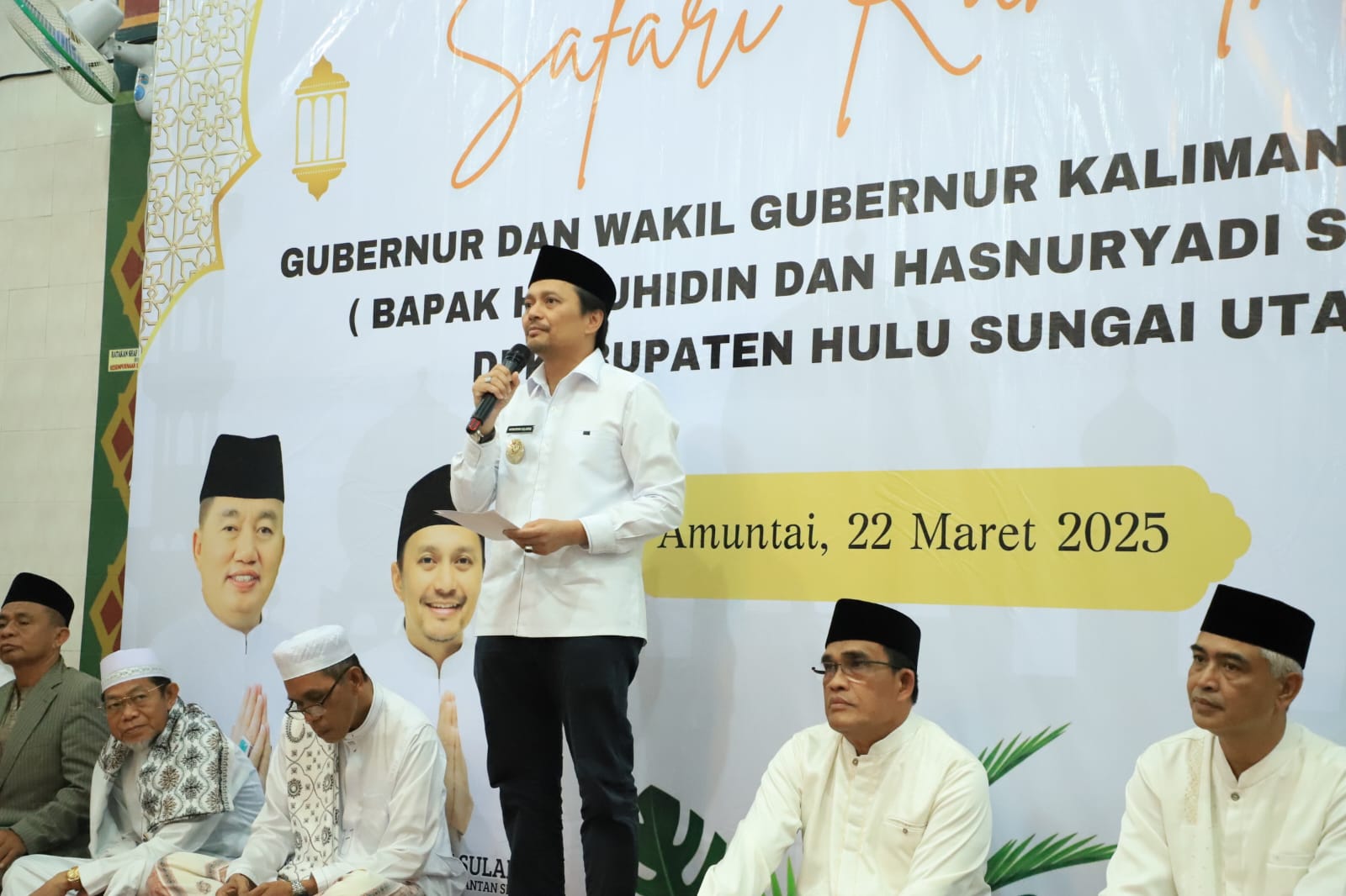 Bupati HSU Sambut Wakil Gubernur Kalsel, Bahas Pembangunan dan Sinergi Masyarakat