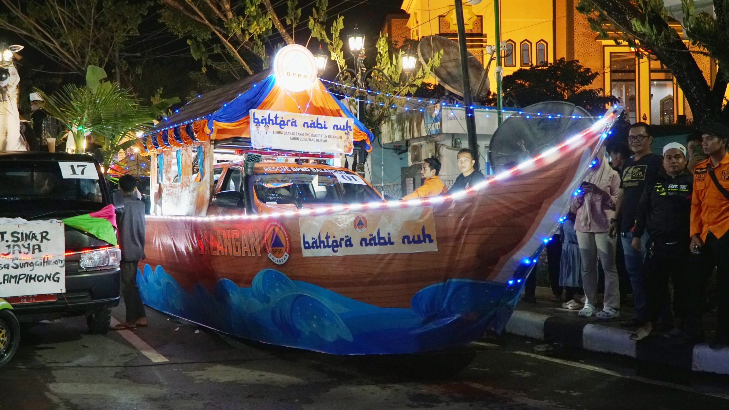 Festival Baarak Tanglong Balangan, BPBD Tampilkan Bahtera Nabi Nuh dan Pesan Mitigasi Bencana