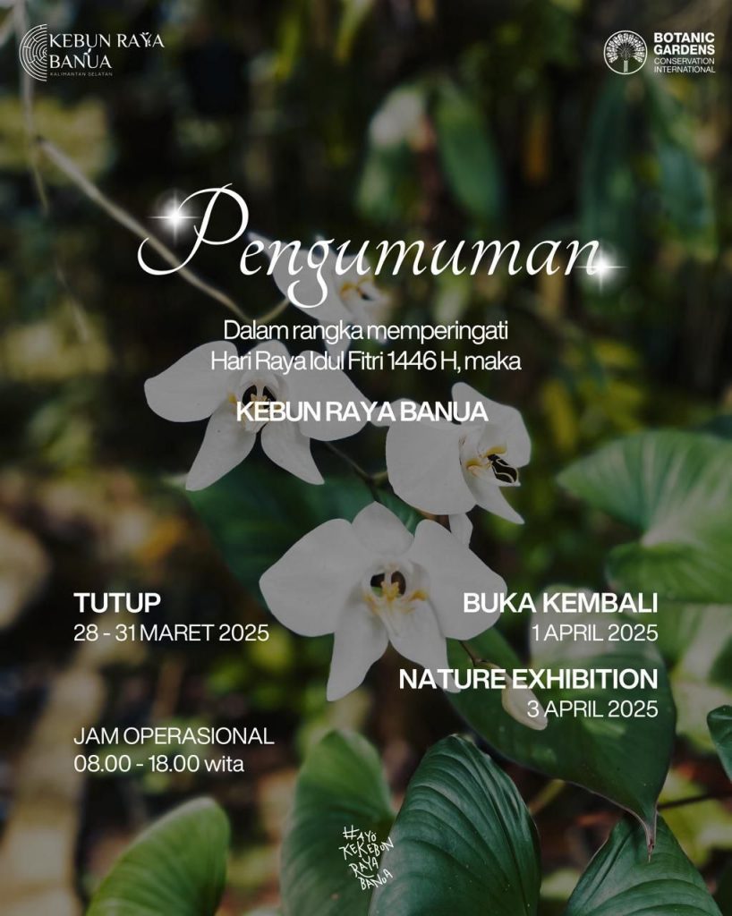 Libur Lebaran, Kebun Raya Banua Hadirkan Hiburan Live Akustik