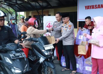 Polresta Banjarmasin dan Bhayangkari Tunjukkan Kepedulian di Bulan Ramadan