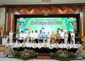 Bupati HSU Hadiri Halal Bihalal Pemprov Kalsel, Pererat Sinergi Antar Daerah