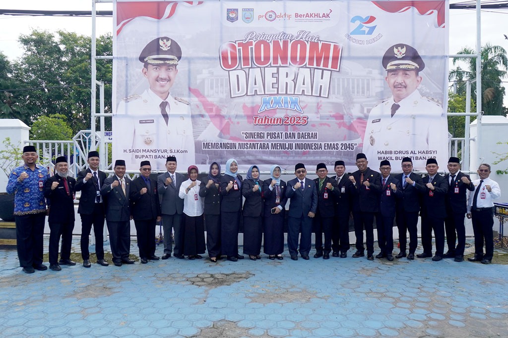 Hari Otonomi Daerah 2025, Banjar Tunjukkan Kinerja Daerah Terbaik se-Kalsel