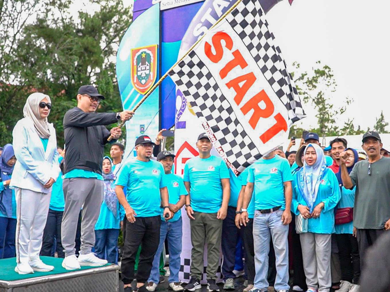 Jalan Santai HUT ke-26 Banjarbaru Sukses, Hadiah Rumah dan Umrah Jadi Daya Tarik Utama