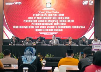 KPU Kalsel Tetapkan Hasil PSU Pilkada Banjarbaru 2024