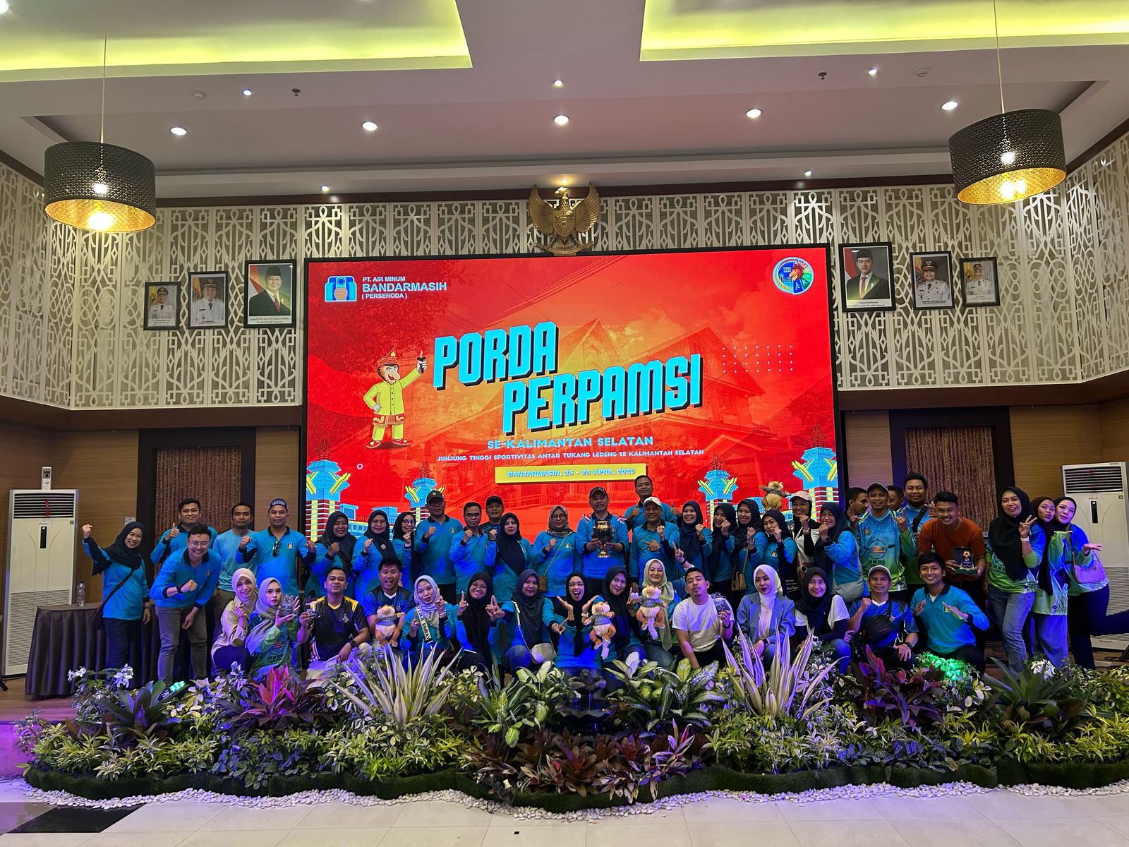 Sapu 7 Emas, PAM Bandarmasih Harumkan Nama di Porda Perpamsi