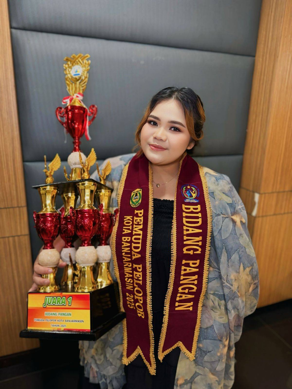 Menginspirasi! Owner KGL 23 Ramona Pranata Sabet Juara Pertama Bidang Pangan Pemuda Pelopor Kota Banjarmasin