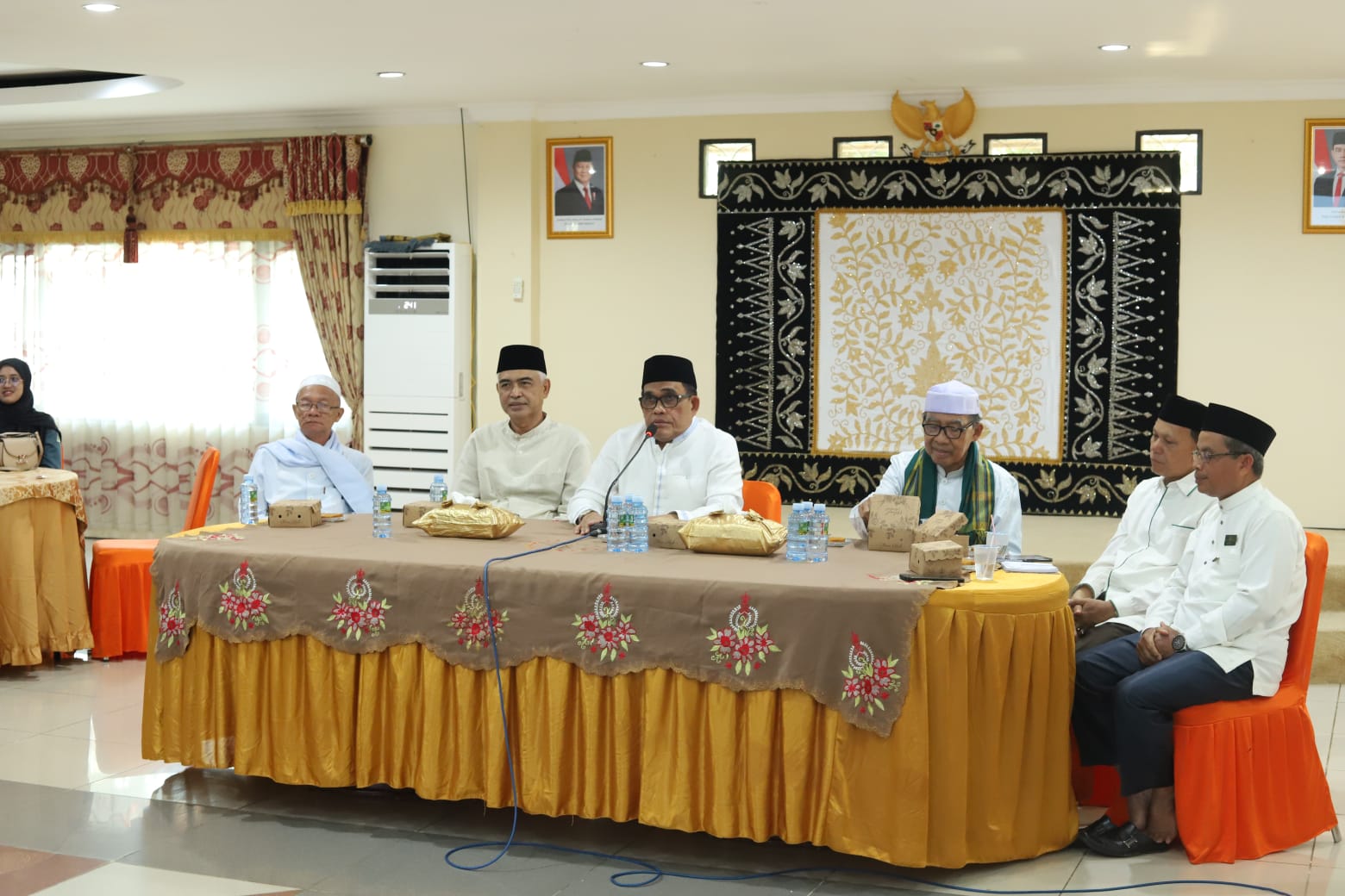 Bupati HSU Gelar Silaturahmi dengan PCNU dan PC Muslimat NU Alabio