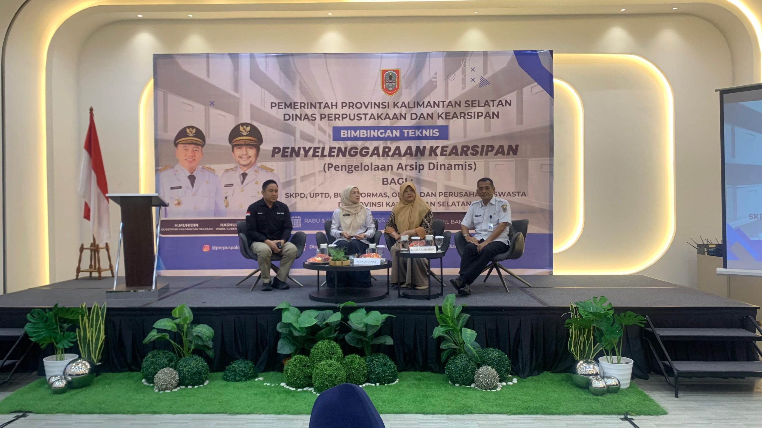 Dorong Tata Kelola Arsip yang Andal dan Modern, Dispersip Kalsel Gelar Bimtek Kearsipan 2025
