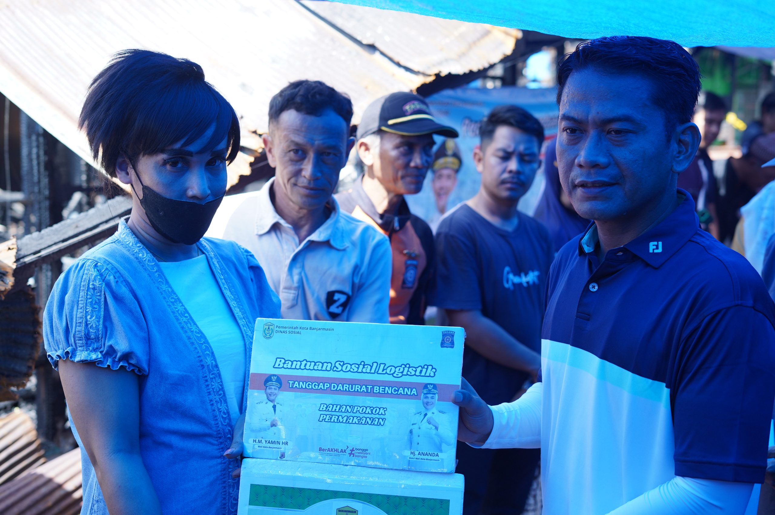 Pemkot Banjarmasin Tanggap Bencana, Salurkan Bantuan bagi 15 KK Korban Kebakaran