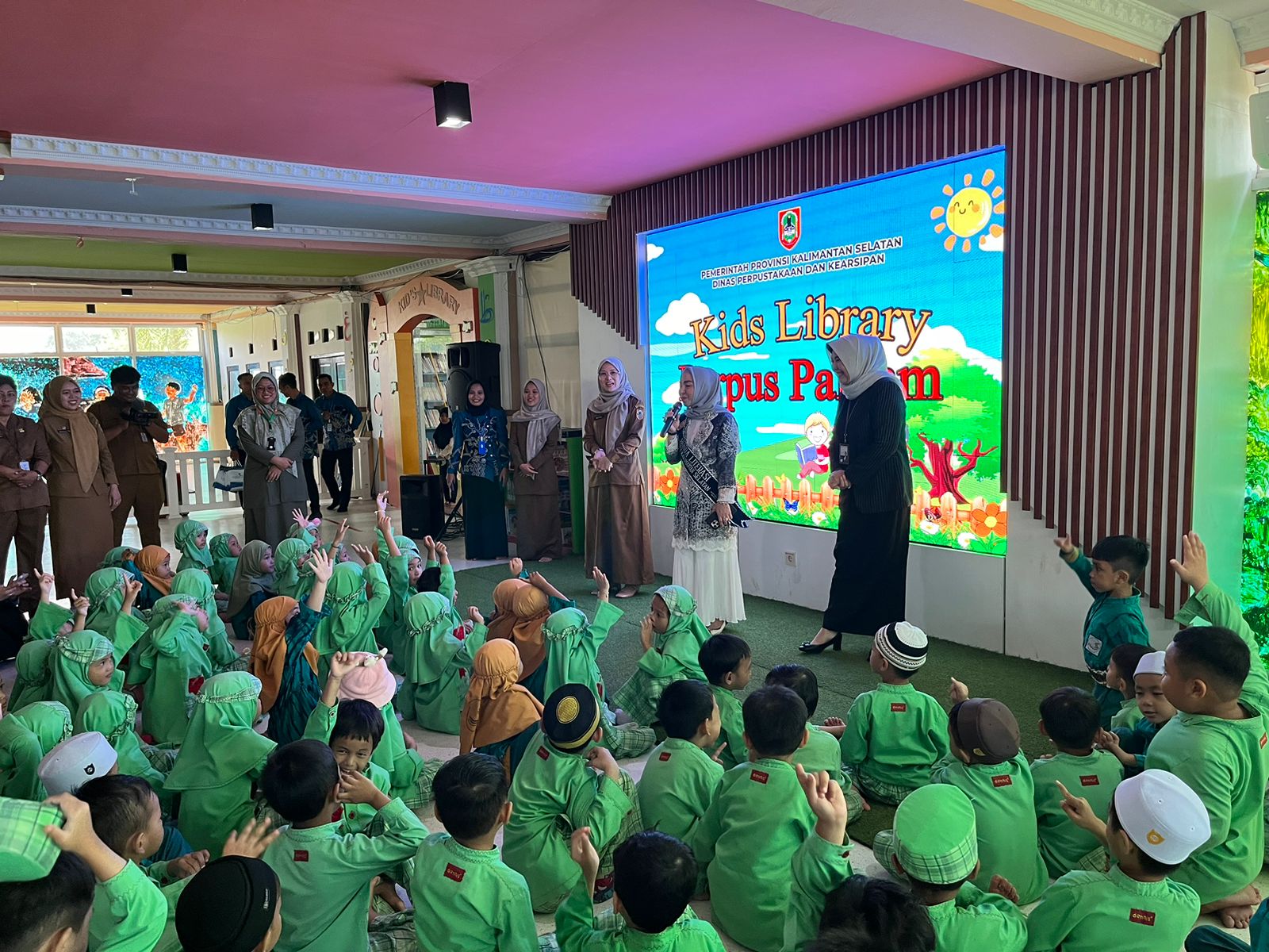 Layanan Perpustakaan Anak Kalsel Diminati, Kunjungan Terus Meningkat