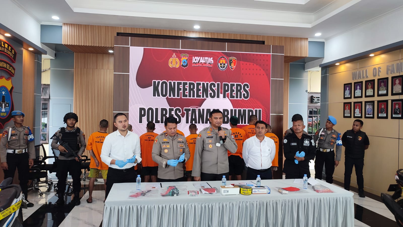 Operasi Sikat I Intan 2025, Polres Tanah Bumbu Tegas Tindak Kriminalitas dan Pelanggaran Ringan