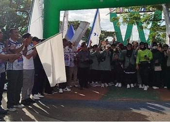 Tiga Ribu Peserta Meriahkan Jalan Santai HUT ke-20 Kecamatan Simpang Empat