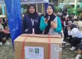 Semarak Jalan Santai Hari Jadi Kecamatan Simpang Empat, Warga Tumpah Ruah di Taman Education