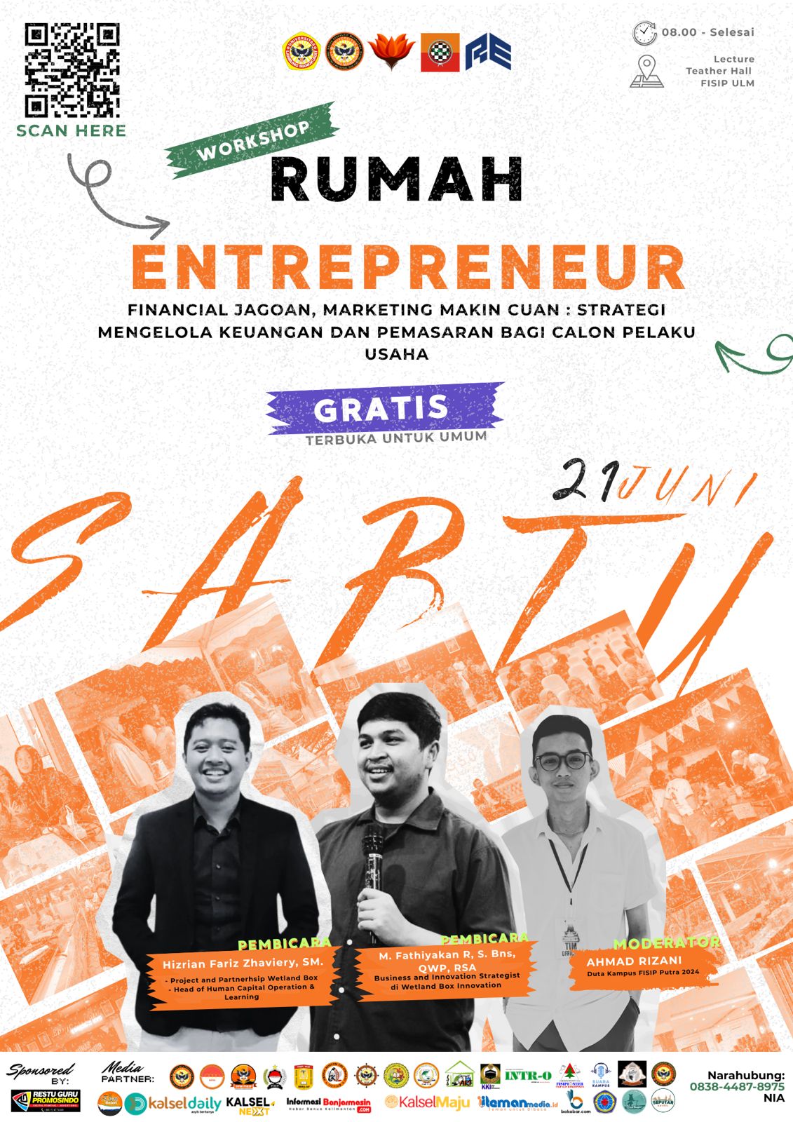 BEM FISIP ULM Gelar Workshop Kewirausahaan: Siapkan Calon Pengusaha Tangguh!