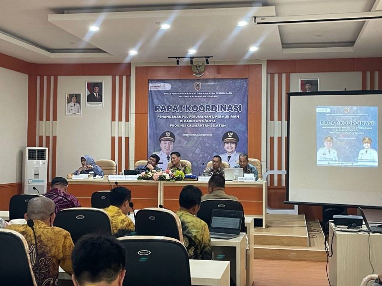 Disperkim Kalsel Dorong Percepatan Serah Terima PSU, Baru 29 Persen Perumahan Selesaikan Proses
