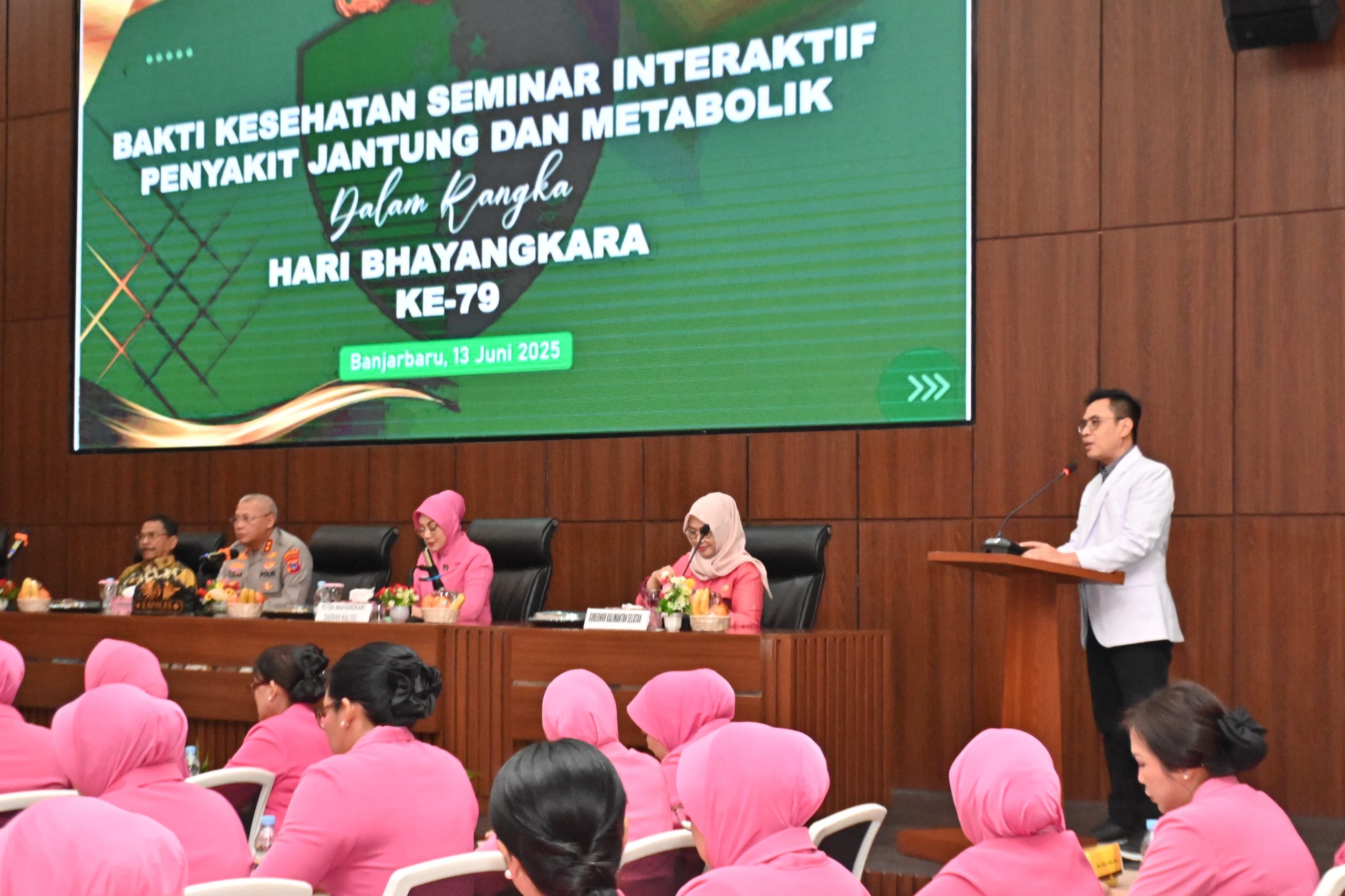 Polda Kalsel Gelar Seminar Penyakit Jantung dan Metabolik, Dorong Polri Lebih Peduli Kesehatan