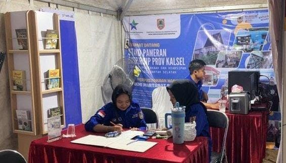 Dispersip Kalsel Hadirkan Literasi Ramah Anak di Bamara Book Fair 2025