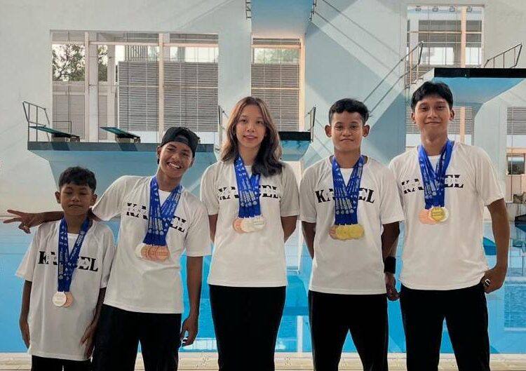 Kalsel Borong 15 Medali di Kejurnas Akuatik 2025, Ilham Cetak Trebel Emas