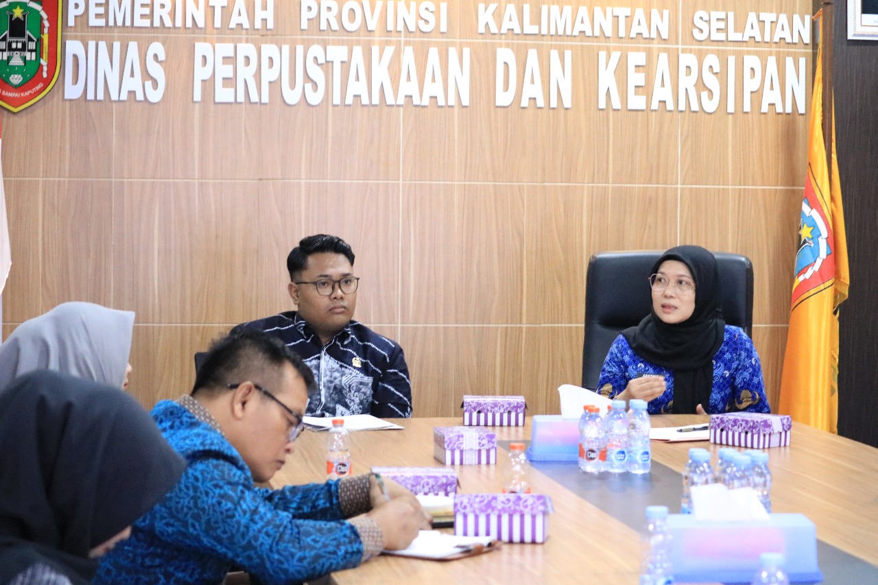 Komisi I DPRD Kotabaru Kunjungi Dispersip Kalsel, Bahas Strategi Peningkatan Minat Baca