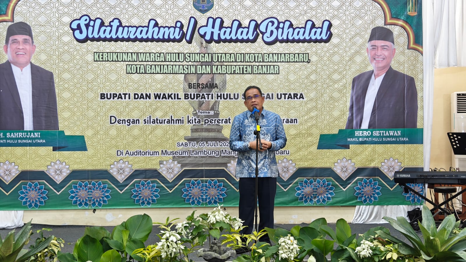 Wujud Kepedulian, Pemkab HSU Sambangi Warga di Perantauan Lewat Halal Bihalal