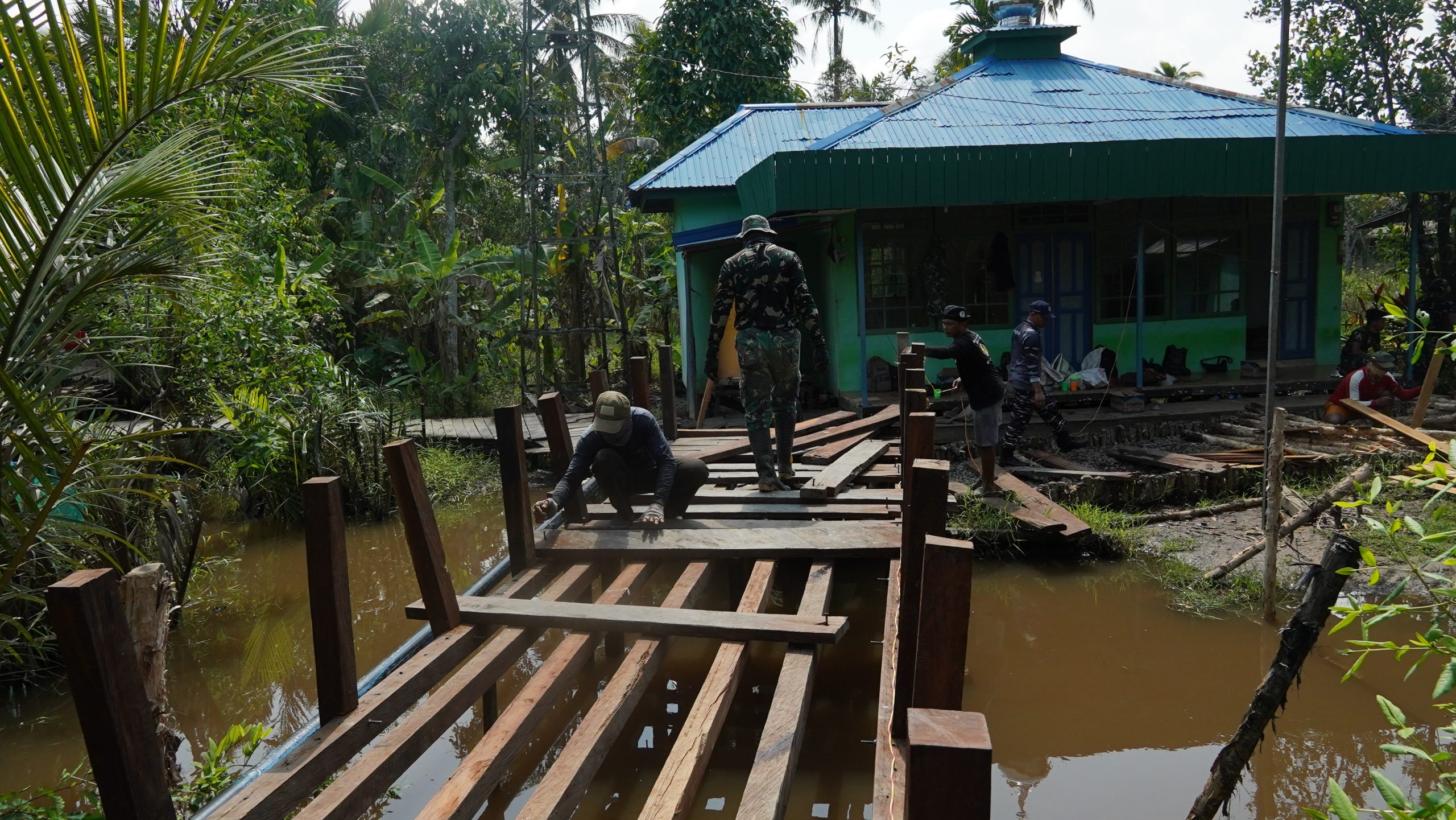 Wali Kota dan Forkopimda Tinjau Langsung Lokasi TMMD di Kuin Kecil, Dorong Pemerataan Infrastruktur Pinggiran