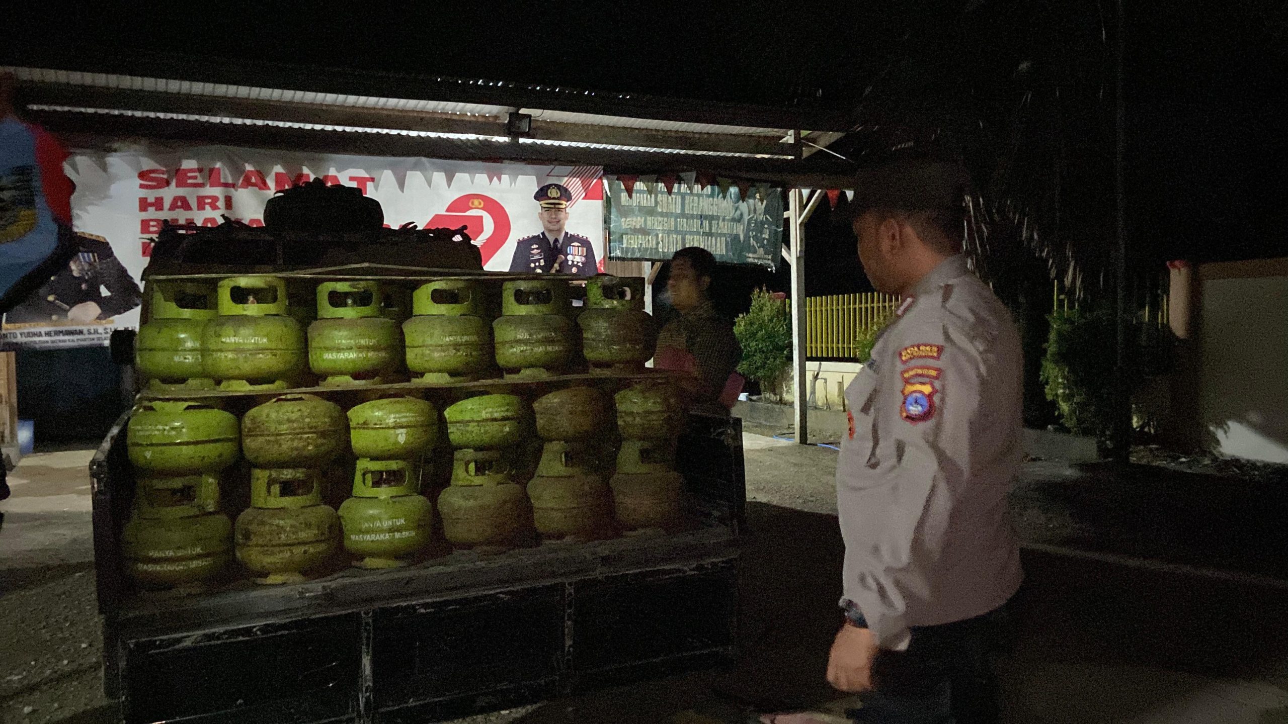 Polsek Awayan Bongkar Penyelewengan Gas Subsidi, 161 Tabung Diamankan