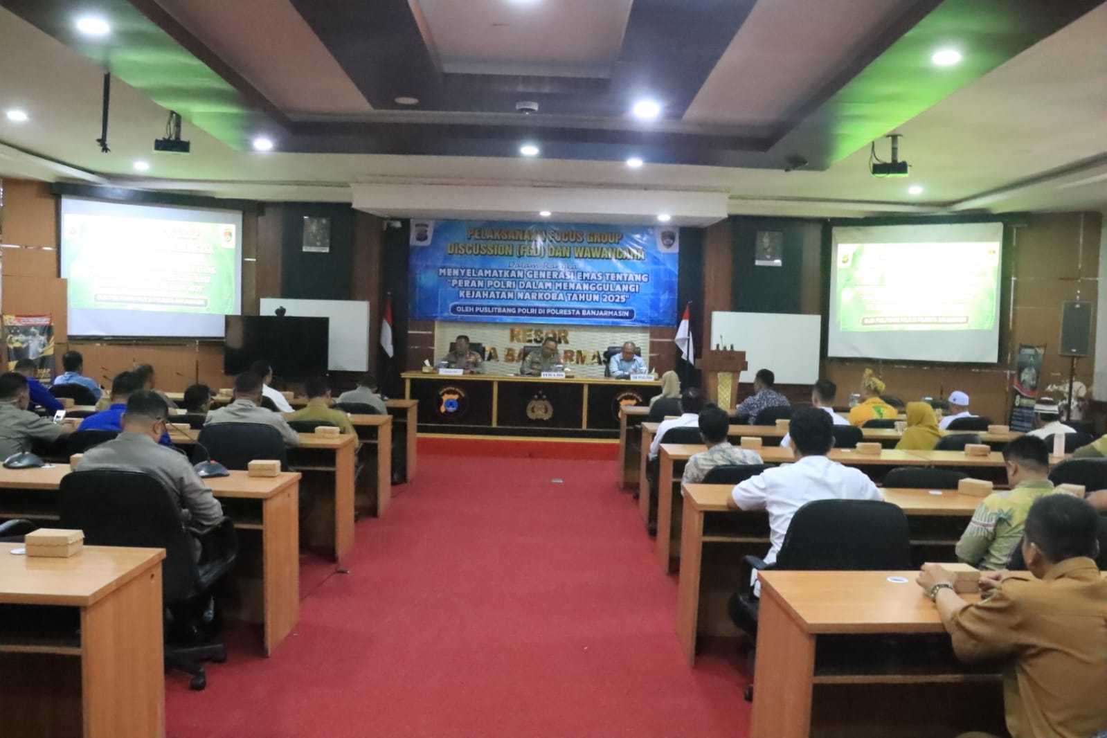 Puslitbang Polri Gelar FGD di Banjarmasin, Bahas Peran Bersama Tangkal Narkoba