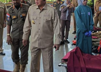 Donor Darah Satpol PP dan Damkar Meriahkan Hari Jadi ke-75 Provinsi Kalsel