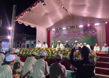 Masyarakat Desa Tampang Gelar Berselawat Peringati HUT ke-80 RI